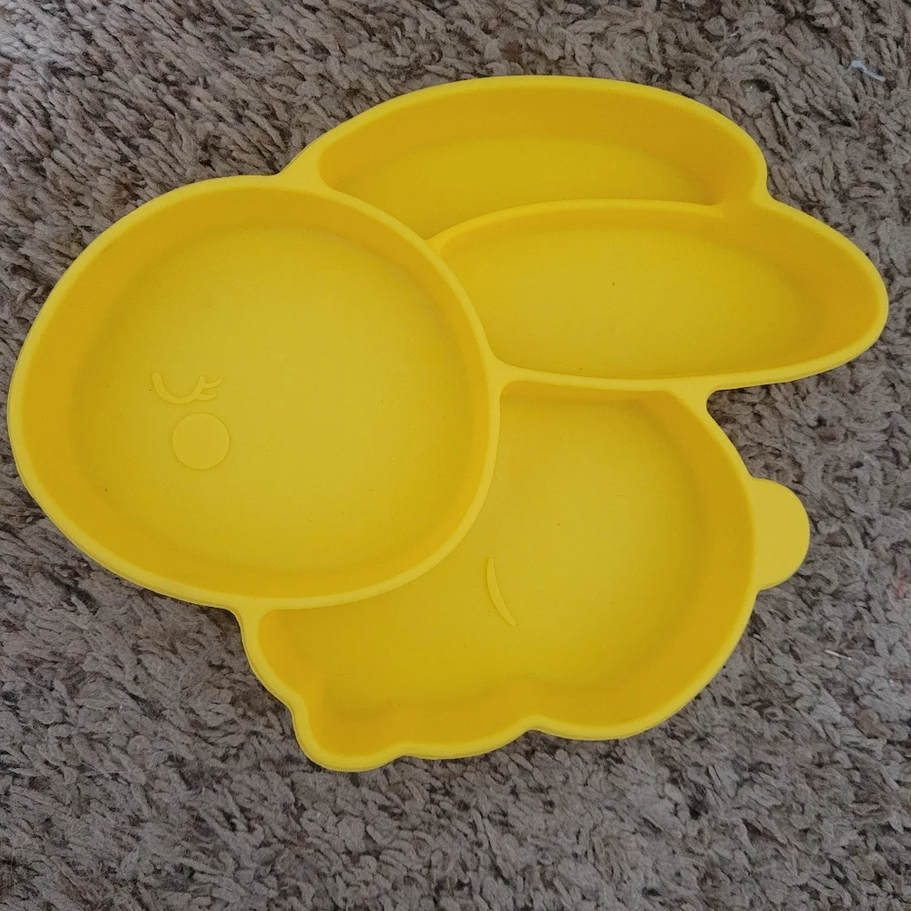 💥3/$24 Silicone Bunny Shape Plate/Bowl‎